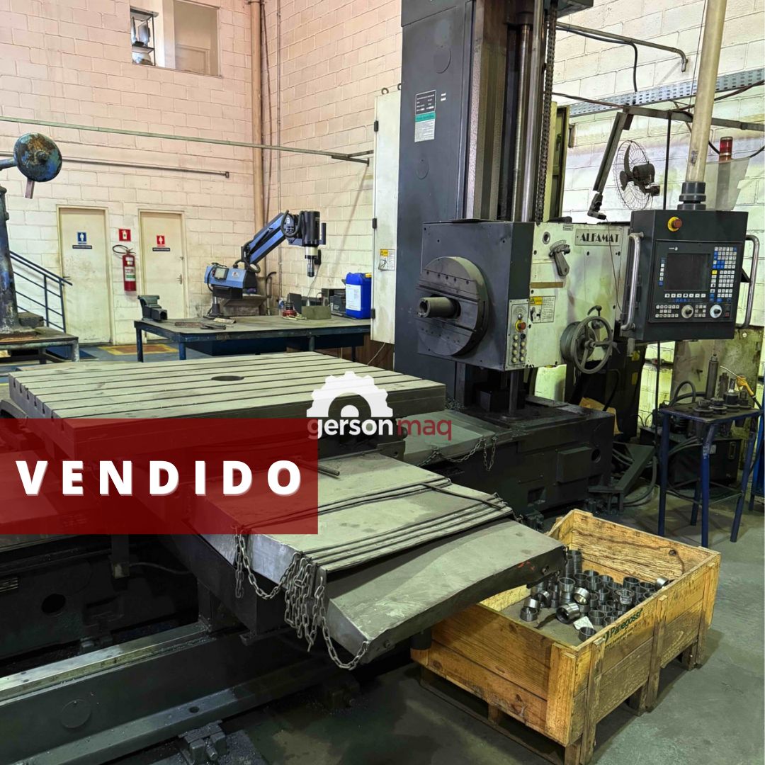 MANDRILHADORA CNC ALFAMAT FUSO 110 - FAGOR - ANO 2008